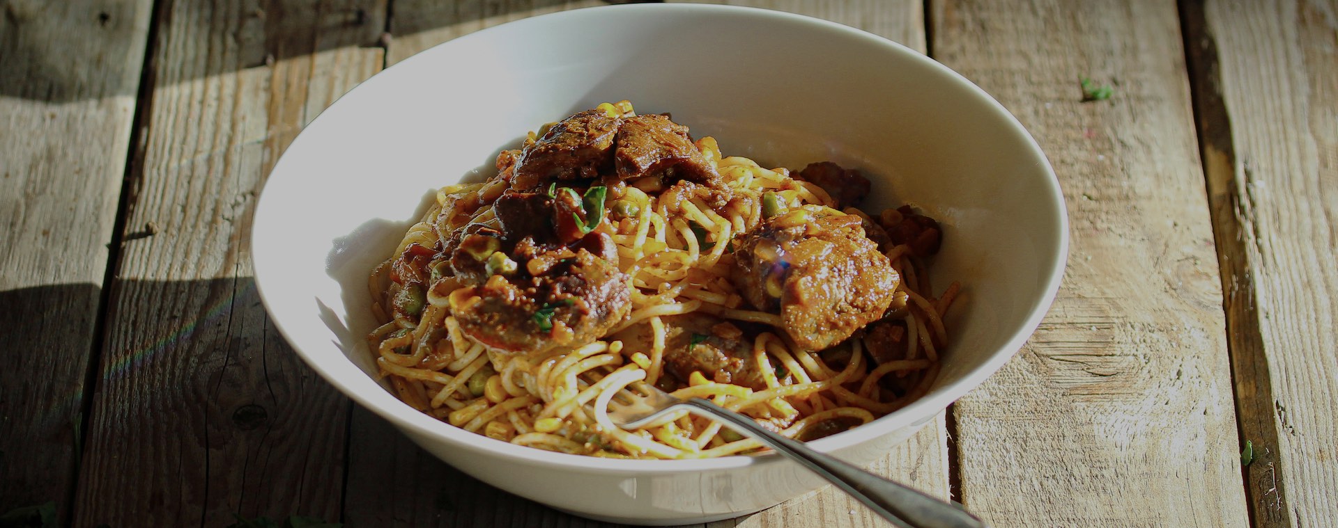 Chicken Liver & Mix Veg Pasta