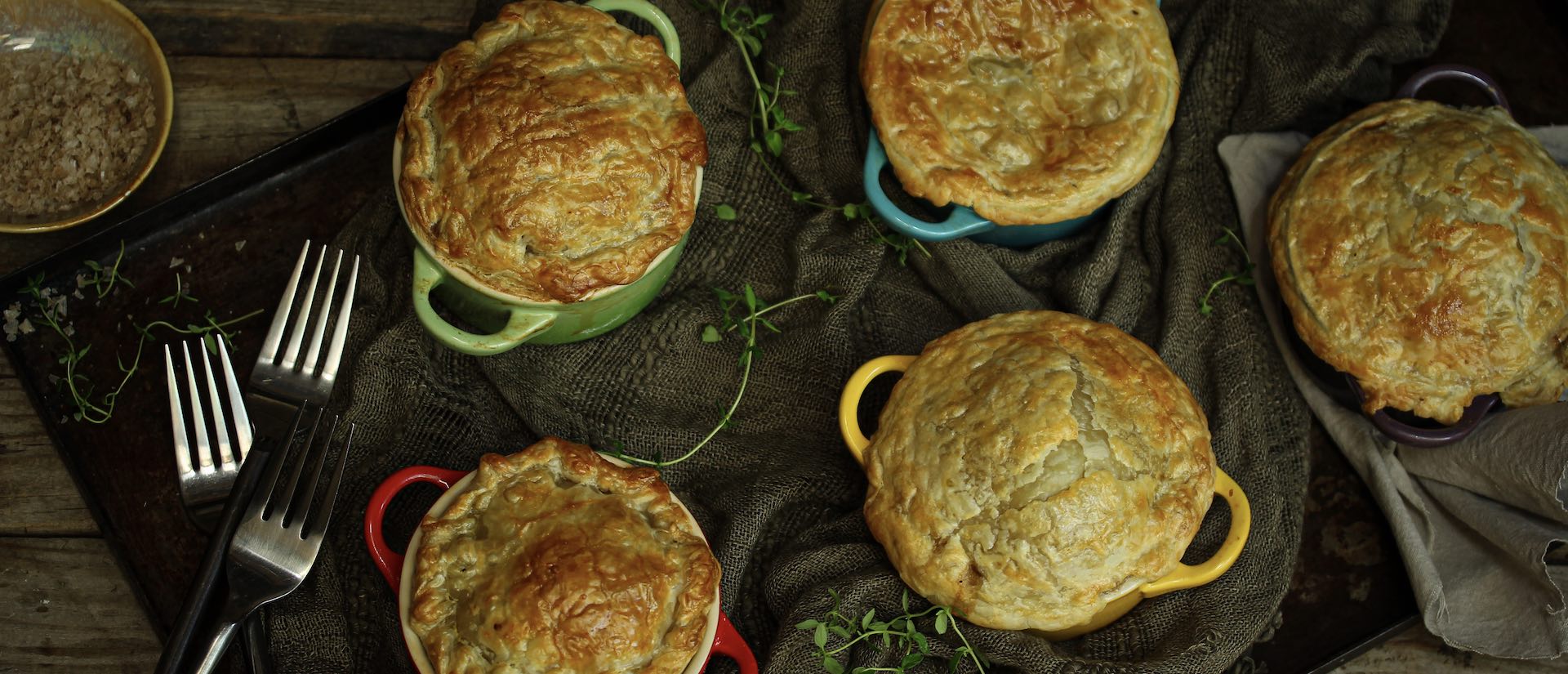 Chicken & Mix Veg Pie