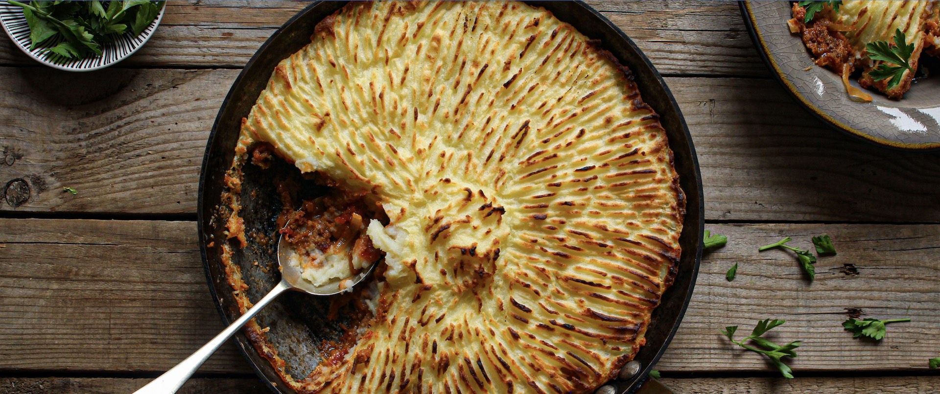 Soya Mince Cottage Pie