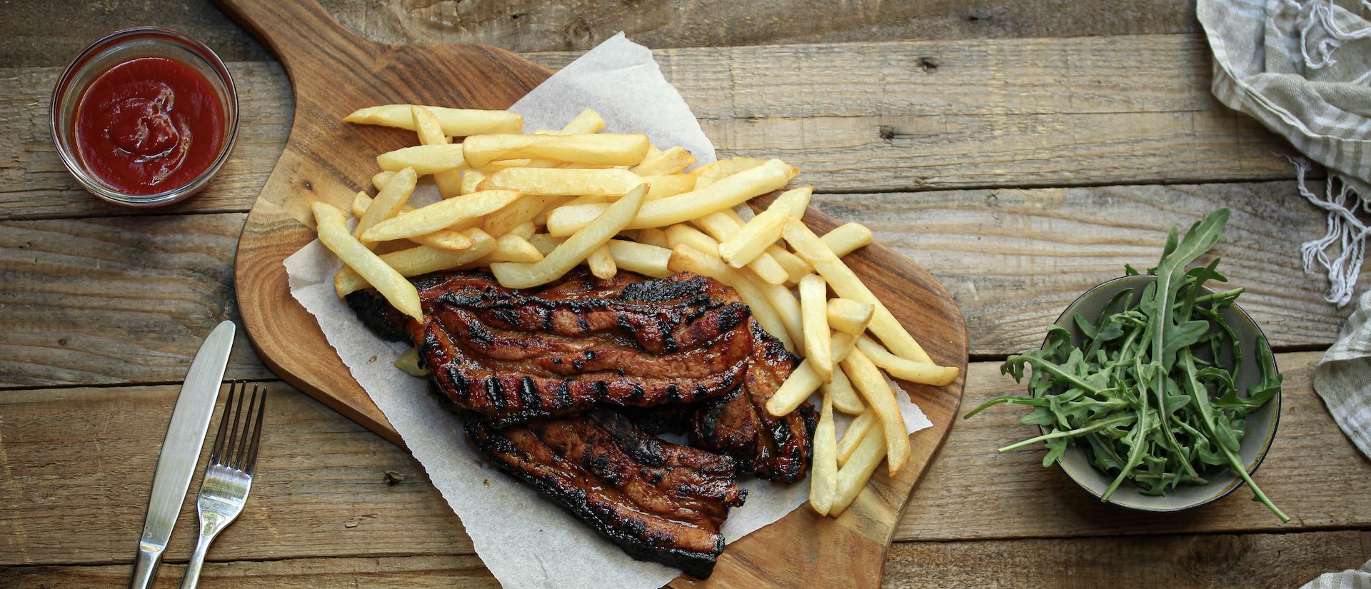 Pork Ribs & Slap Chips