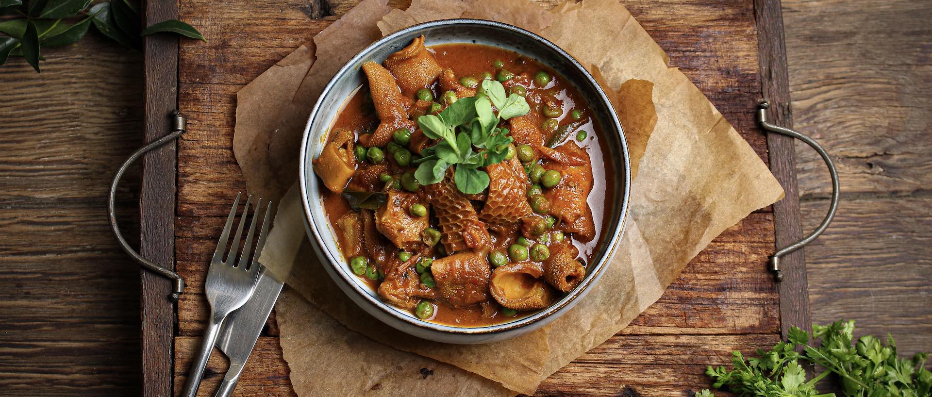 Tripe & Pea Curry