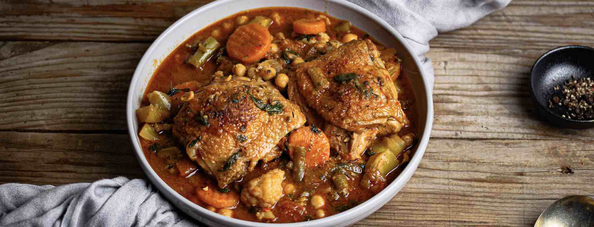 African Chicken & Veg Stew