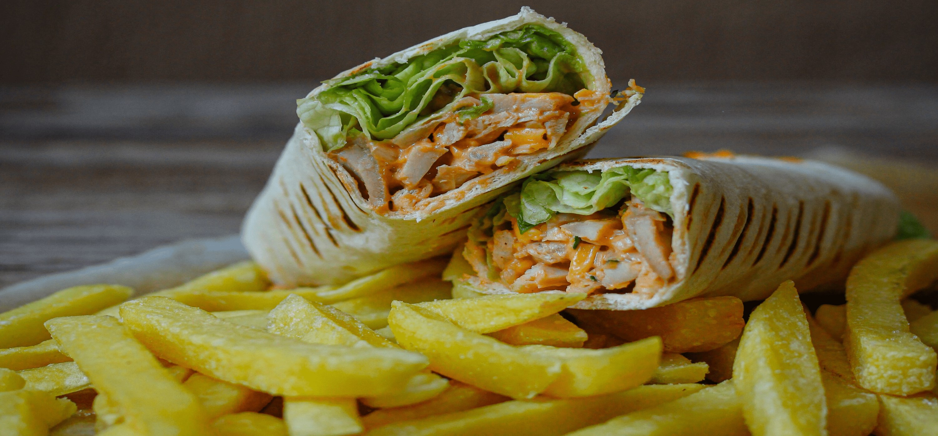 BBQ Chicken and Cheese Wraps with Chips