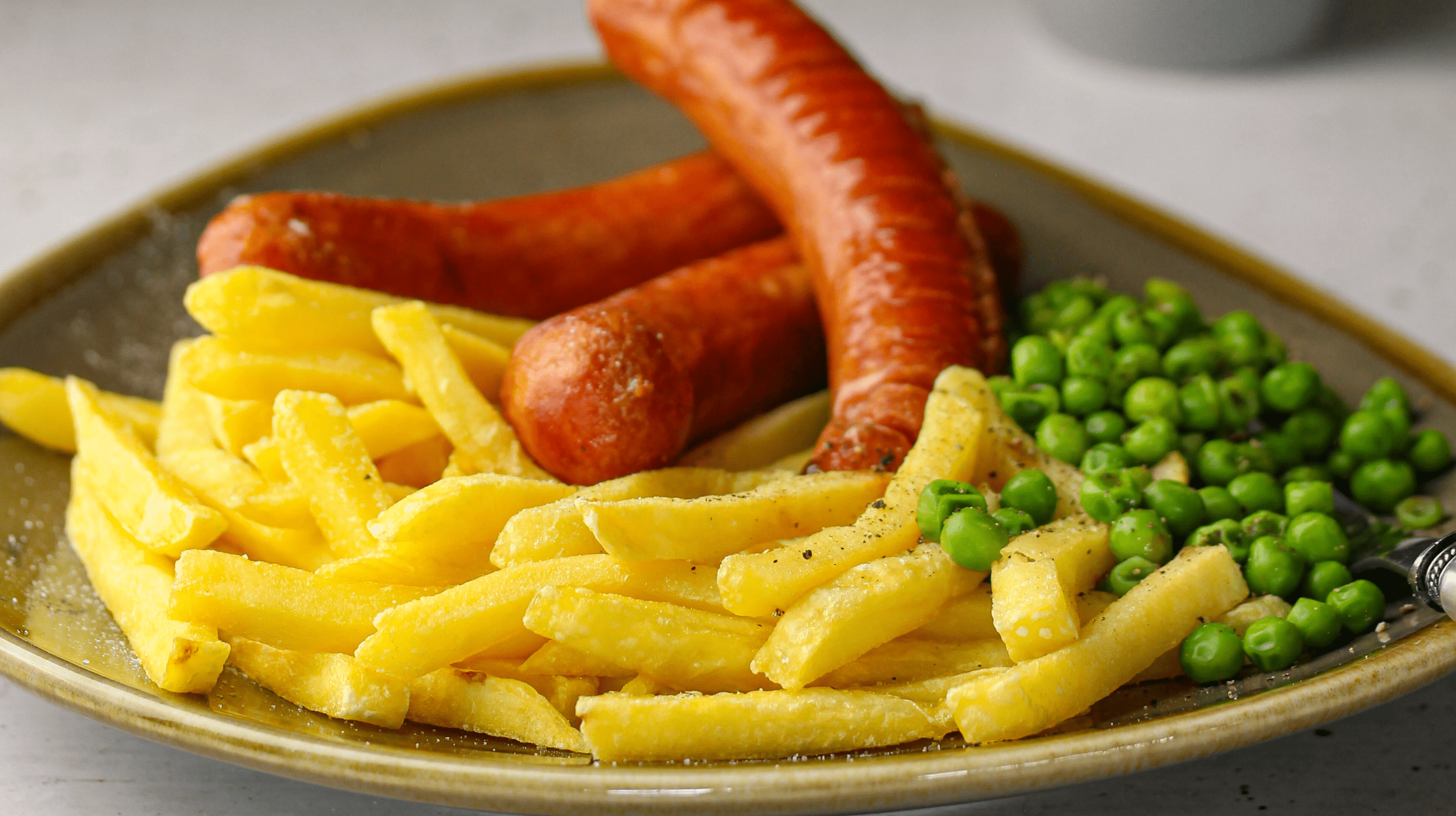 Russians, Peas, Chips and Gravy