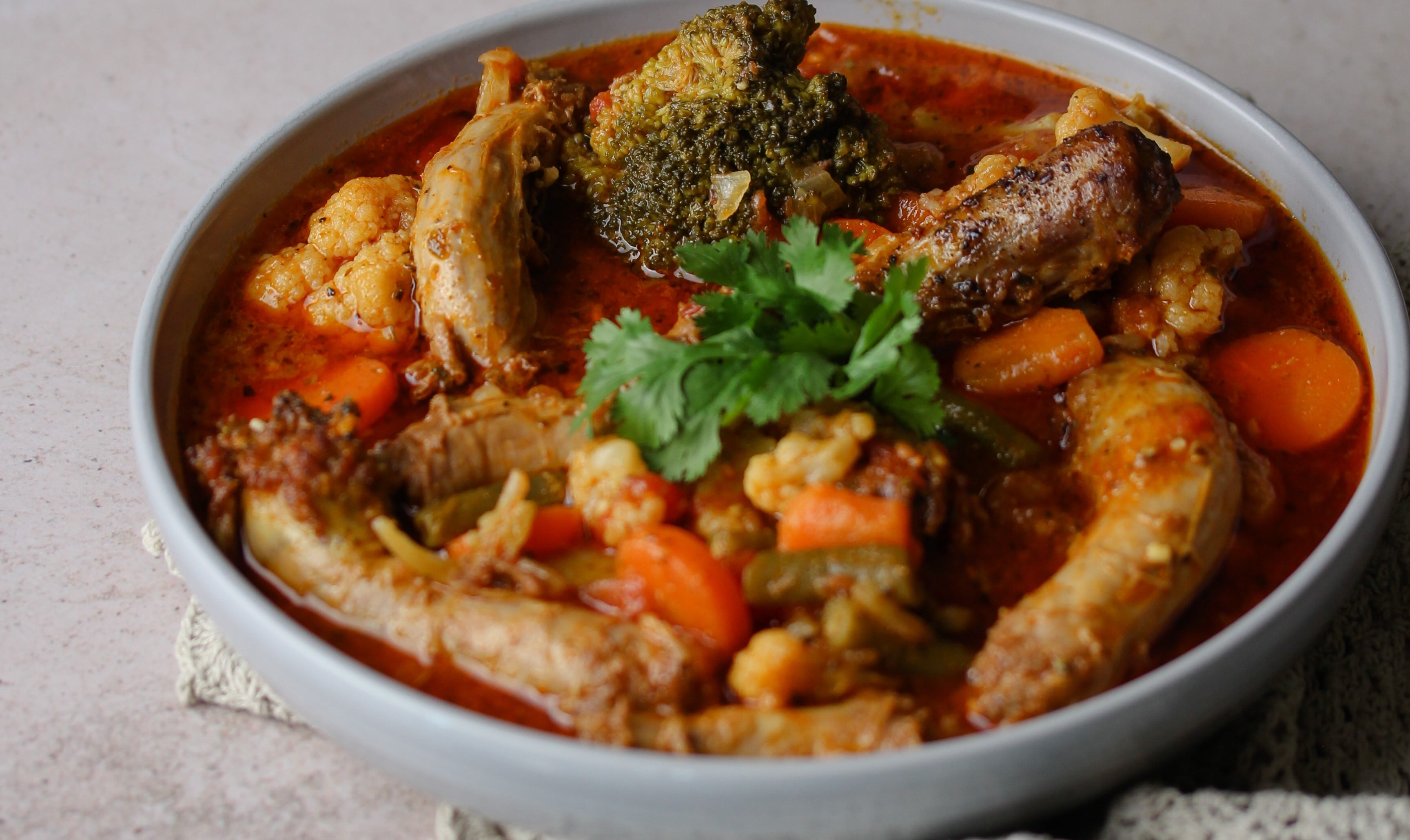 Country Chicken Neck Stew