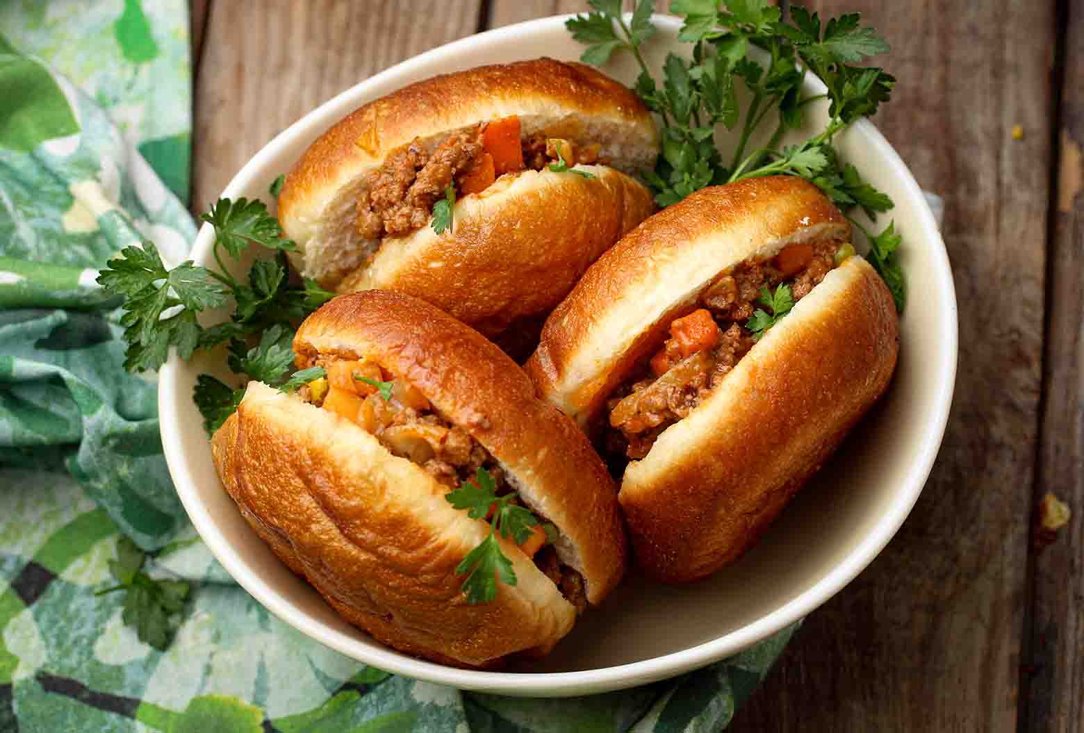 Cocktail Magwinya with Beef Mince and Harvestime All-in-one-Pot Mixed Vegetables
